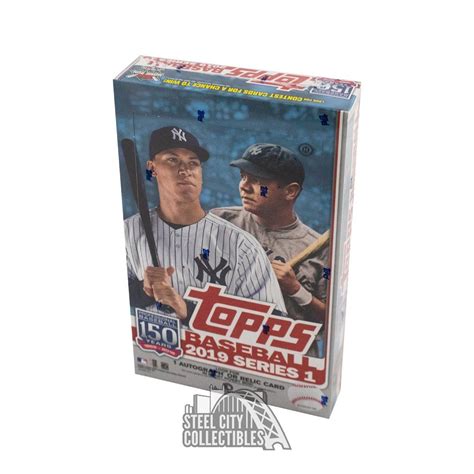 2019 topps series 1 baseball hobby box steel city|Topps series 1 baseball inserts.